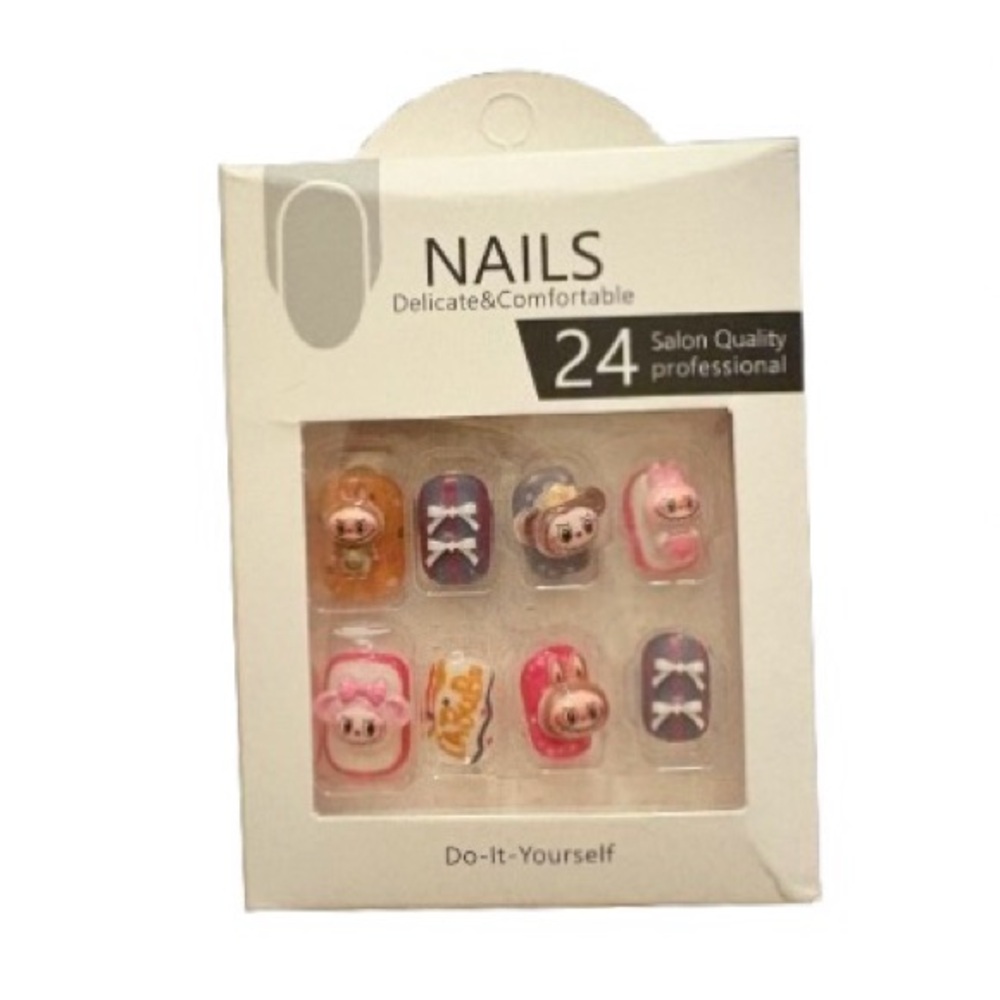 Cute Cartoon Artificial Nails